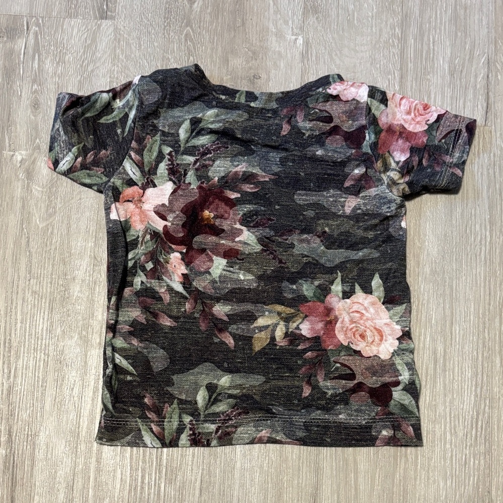 Tiny Timβsβ Bamboo Floral Kids Shirt